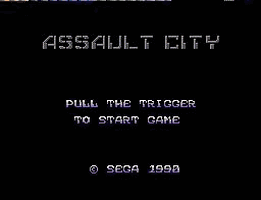 Assault City - Pad Version Title Screen